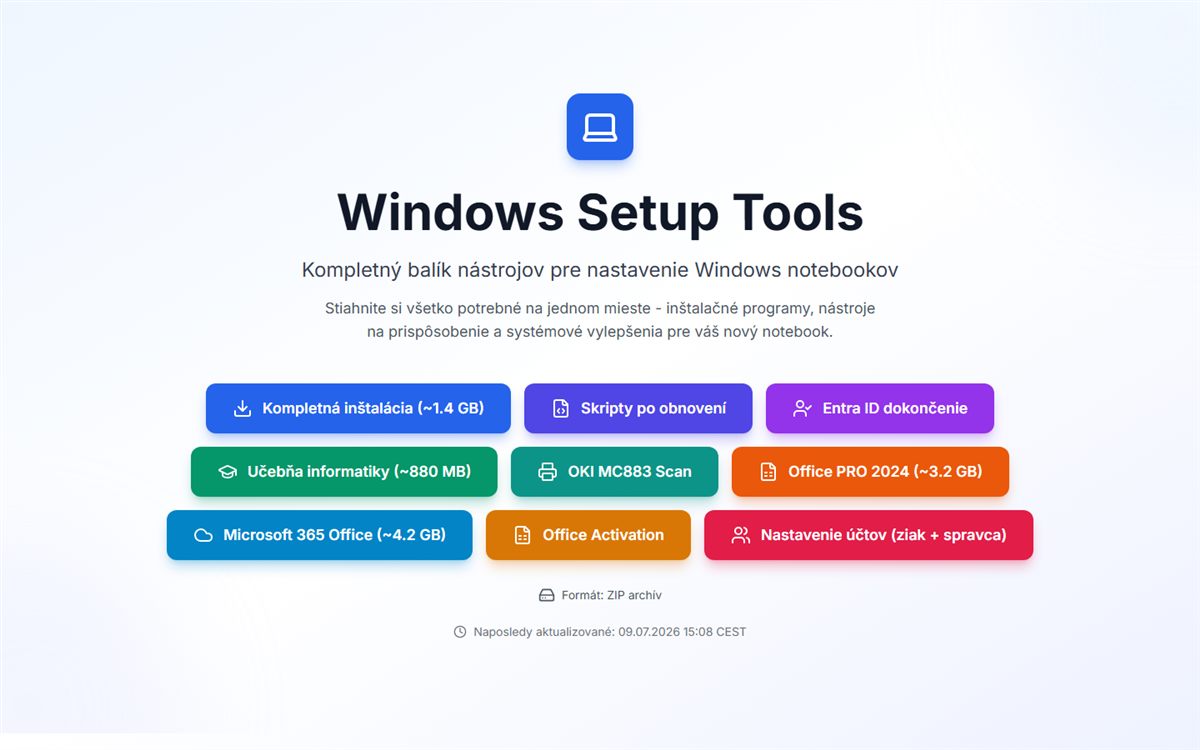 Windows Setup Tools